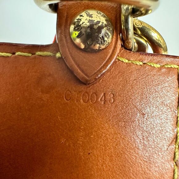 Louis Vuitton Vachetta Leather Key Ring Bag Charm - Picture 11 of 15